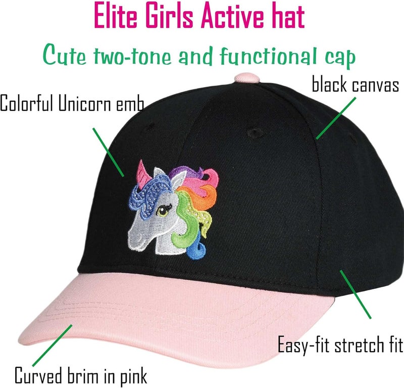 EDTREK Elite Girls Easy-fit Ponytail Hat Womens Trendy Baseball Cap Active Summer Beach Hat - Image 5